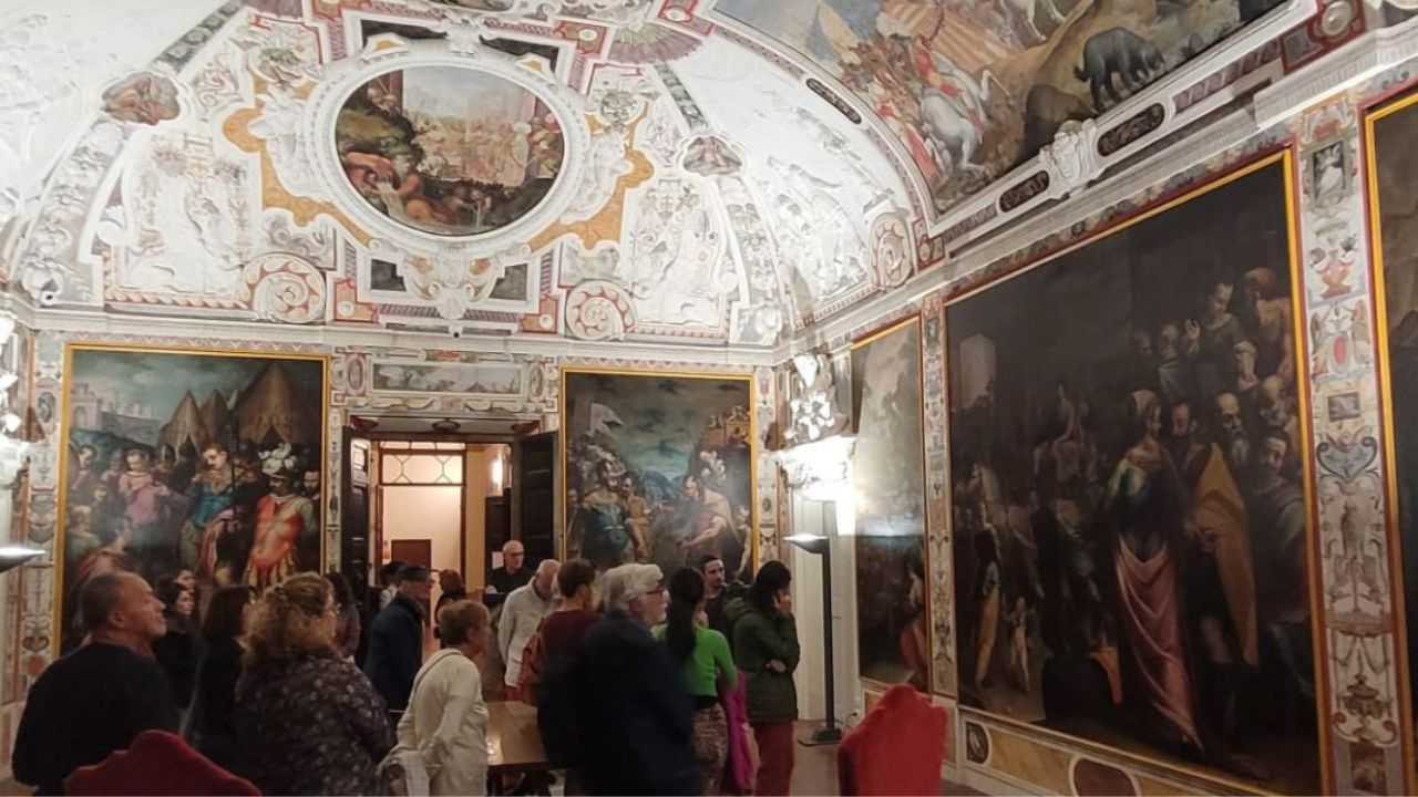 Sabato 29 agosto apertura straordinaria serale di Palazzo Chigi Piccolomini alla Postierla
